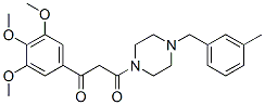 CAS#: 23776-24-1, 1-(3-Methylbenzyl)-4-[3-(3,4,5-Trimethoxyphenyl)-1,3-Dioxopropyl]Piperazine