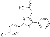 CAS#: 23821-72-9, [2-(4-Chlorophenyl)-4-Phenyl-1,3-Thiazol-5-Yl]Acetic Acid