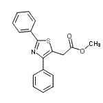 CAS#: 23821-92-3, Methyl (2,4-Diphenyl-1,3-Thiazol-5-Yl)Acetate