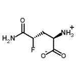 CAS 登录号：238418-67-2， (2R,4S)-5-氨基-2-铵基-4-氟-5-氧代戊酸酯