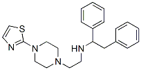 CAS#: 23892-57-1, 1-[2-[(1,2-Diphenylethyl)Amino]Ethyl]-4-(2-Thiazolyl)Piperazine