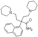 CAS#: 2390-11-6, 2-Naphthalen-1-Yl-4-Piperidin-1-Yl-2-(2-Piperidin-1-Ylethyl)Butanamide