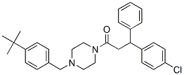 CAS#: 23902-88-7, 1-[4-(4-Tert-Butylbenzyl)-1-Piperazinyl]-3-(4-Chlorophenyl)-3-Phenyl-1-Propanone