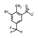CAS#: 239079-89-1, 1-Bromo-2-Methyl-3-Nitro-5-(Trifluoromethyl)Benzene
