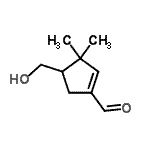 CAS 登录号：239085-68-8， 4-(羟基甲基)-3,3-二甲基-1-环戊烯-1-甲醛