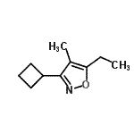 CAS#: 23999-68-0, 3-Cyclobutyl-5-Ethyl-4-Methyl-1,2-Oxazole
