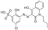CAS#: 24014-78-6, 3-[(1-Butyl-1,2-Dihydro-4-Hydroxy-2-Oxo-3-Quinolyl)Azo]-5-Chloro-2-Hydroxybenzenesulphonic Acid