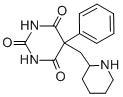 CAS#: 2409-26-9, 5-Phenyl-5-(Piperidin-2-Ylmethyl)-1,3-Diazinane-2,4,6-Trione