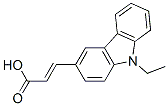 CAS 登录号：24122-82-5， (2E)-3-(9-乙基-9H-咔唑-3-基)丙烯酸