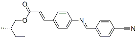 CAS#: 24140-33-8, 3-[4-[[(4-Cyanophenyl)Methylene]Amino]Phenyl]Propenoic Acid (S)-2-Methylbutyl Ester