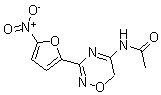 CAS 登录号：24143-08-6， N-(3,5-硝基-2-呋喃基)-1,2,4-恶二嗪基-乙酰胺