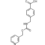 CAS#: 241809-79-0, 4-({[(3-Pyridinylmethoxy)Carbonyl]Amino}Methyl)Benzoic Acid
