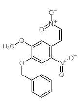 CAS#: 2426-89-3, 1-Methoxy-4-Nitro-5-[(Z)-2-Nitroethenyl]-2-(Phenylmethoxy)Benzene