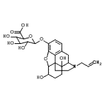 CAS#: 24326-39-4, 17-Allyl-6,14-dihydroxy-4,5-epoxymorphinan-3-yl hexopyranosiduronic acid