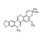 CAS#: 24340-62-3, 6-Methoxy-3-(6-Methoxy-1,3-Benzodioxol-5-Yl)-8,8-Dimethyl-4H,8H-Pyrano[2,3-f]Chromen-4-One