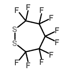 CAS#: 24345-54-8, 3,3,4,4,5,5,6,6,7,7-Decafluoro-1,2-Dithiepane