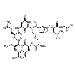 CAS#: 24346-32-5, 1-{[(4R,7S,10S,13S,16S,19R)-19-Amino-7-(2-Amino-2-Oxoethyl)-10-(3-Amino-3-Oxopropyl)-13-Sec-Butyl-16-(4-Hydroxybenzyl)-6,9,12,15,18-Pentaoxo-1,2-Dithia-5,8,11,14,17-Pentaazacycloicosan-4-Yl]Carbonyl}- L-Prolyl-L-Leucylglycine