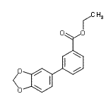 CAS#: 24351-55-1, Ethyl 3-(1,3-Benzodioxol-5-Yl)Benzoate