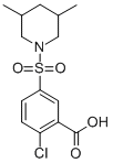 CAS#: 24358-29-0, 2-Chloro-5-(3,5-Dimethylpiperidinosulphonyl)Benzoic Acid