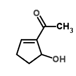 CAS 登录号：243672-14-2， 1-(5-羟基-1-环戊烯-1-基)乙酮