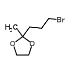 CAS 登录号：24400-75-7， 2-(3-溴丙基)-2-甲基-1,3-二氧戊环