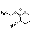 CAS#: 244076-29-7, (2R,3R)-2-Ethoxy-1,2-thiaphosphinane-3-carbonitrile 2-oxide