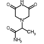 CAS#: 244161-14-6, 2-(3,5-Dioxo-1-Piperazinyl)Propanamide