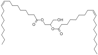 CAS 登录号：2442-61-7， (9Z)-9-十八碳烯酸 1,1'-[1-(羟基甲基)-1,2-乙二基]酯