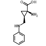 CAS 登录号：244233-43-0， (1R,2R)-1-氨基-2-(苯胺基甲基)环丙烷羧酸