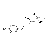 CAS 登录号：24429-25-2， (Z)-4-氧代-4-(3,5,5-三甲基己氧基)丁-2-烯酸