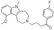 CAS#: 24441-77-8, 4'-Fluoro-gamma-[1,4,5,6-Tetrahydro-10-Methoxy-6-Methylazepino[4,5-b]Indol-3(2H)-Yl]Butyrophenone