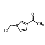 CAS 登录号：24445-12-3， 1-[1-(羟基甲基)-1H-吡咯-3-基]乙酮