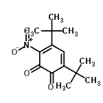 CAS 登录号：24457-00-9， 4,6-二(2-甲基-2-丙基)-3-硝基-1,2-苯醌