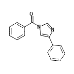 CAS 登录号：24463-54-5， 苯基(4-苯基-1H-咪唑-1-基)甲酮
