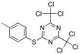 CAS#: 24478-01-1, 2-[(4-Methylphenyl)Thio]-4,6-Bis(Trichloromethyl)-1,3,5-Triazine
