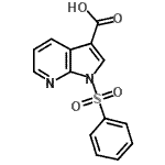 CAS#: 245064-80-6, 1-(Phenylsulfonyl)-1H-Pyrrolo[2,3-b]Pyridine-3-Carboxylic Acid