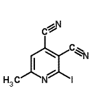 CAS#: 245079-23-6, 2-Iodo-6-Methyl-3,4-Pyridinedicarbonitrile