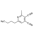 CAS#: 245079-26-9, 6-Butyl-2-Iodo-3,4-Pyridinedicarbonitrile