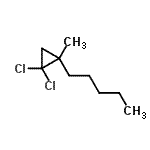 CAS#: 24551-80-2, 1,1-Dichloro-2-Methyl-2-Pentylcyclopropane