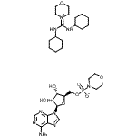 CAS#: 24558-92-7, 4-[Bis(cyclohexylamino)methylene]morpholin-4-ium 5'-O-(4-morpholinylphosphinato)adenosine