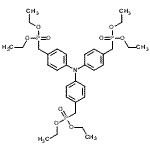 CAS#: 245653-28-5, 4-(Diethoxyphosphorylmethyl)-N,N-Bis[4-(Diethoxyphosphorylmethyl)Phenyl]Aniline
