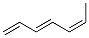 CAS 登录号：24587-25-5， (E,Z)-1,3,5-庚三烯
