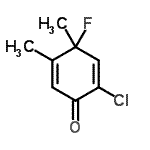 CAS#: 246229-00-5, 2-Chloro-4-Fluoro-4,5-Dimethyl-2,5-Cyclohexadien-1-One