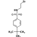 CAS 登录号：246236-63-5， N-(2-溴乙基)-4-(2-甲基-2-丙基)苯磺酰胺