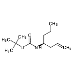 CAS#: 246256-62-2, 2-Methyl-2-Propanyl (4S)-1-Hepten-4-Ylcarbamate