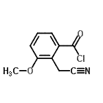 CAS#: 24633-69-0, 2-(Cyanomethyl)-3-Methoxybenzoyl Chloride