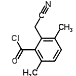CAS#: 24634-05-7, 2-(Cyanomethyl)-3,6-Dimethylbenzoyl Chloride