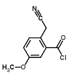 CAS#: 24634-11-5, 2-(Cyanomethyl)-5-Methoxybenzoyl Chloride