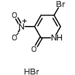 CAS#: 246543-32-8, 5-Bromo-3-Nitro-2(1H)-Pyridinone Hydrobromide (1:1)