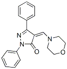 CAS 登录号：24665-75-6， 4-(吗啉基亚甲基)-1,3-二苯基-2-吡唑啉-5-酮